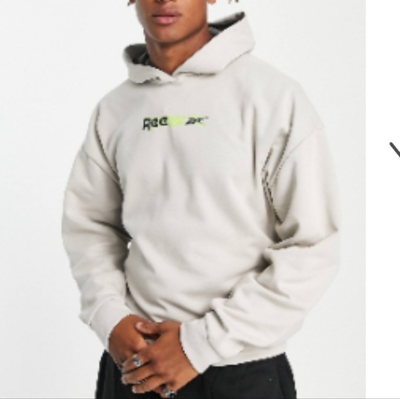 NWT Reebok MYT Hoodie Pullover Men's Size Medium Adjustable Hood & Side Pockets - Picture 2 of 7